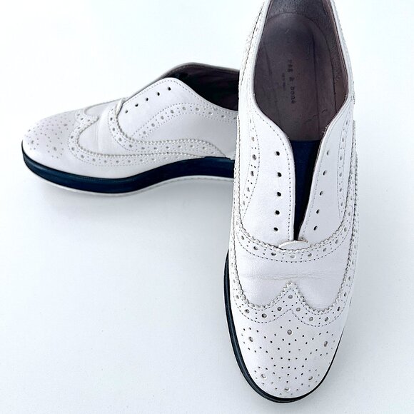 Rag & Bone White Platform Wingtips - Picture 1 of 5